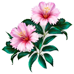 Soft Pink Flowers PNG Klm PNG