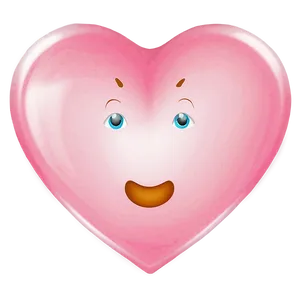 Soft Pink Heart Emoji Png 06262024 PNG image