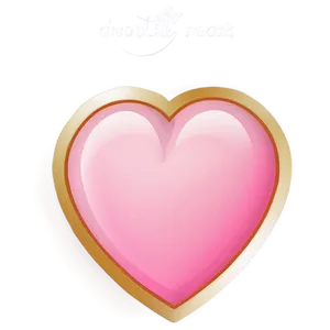 Soft Pink Heart Emoji Png Lho54 PNG image