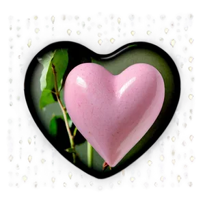 Soft Pink Heart Graphic Png 05232024 PNG image