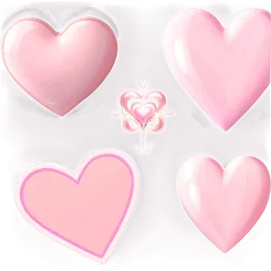 Soft Pink Heart Graphic Png 84 PNG image
