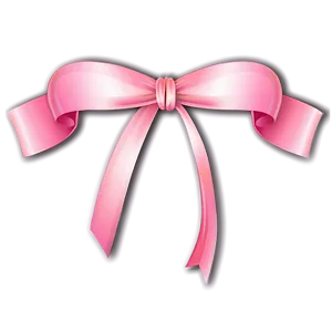 Soft Pink Ribbon Illustration PNG Nrm PNG