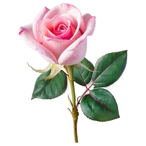Soft Pink Rose PNG Rag94