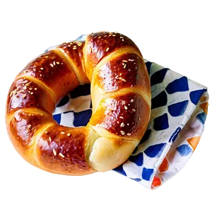 Soft Pretzel Bread PNG Oqf
