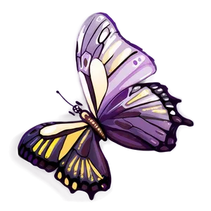 Soft Purple Butterfly Png Qfa PNG image