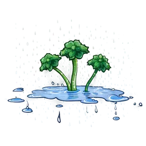 Soft Rainwater Effect PNG 74 PNG