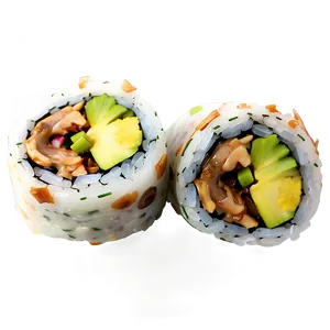 Soft Shell Crab Sushi Roll Png 06282024 PNG image