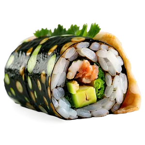 Soft Shell Crab Sushi Roll Png 06282024 PNG image