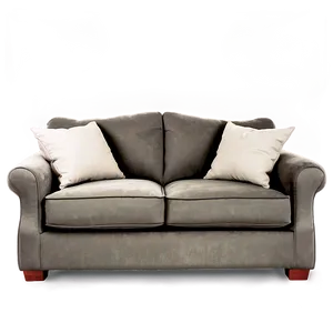 Soft Suede Couch Png 05252024 PNG image