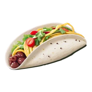 Soft Taco Clipart PNG Trw9 PNG