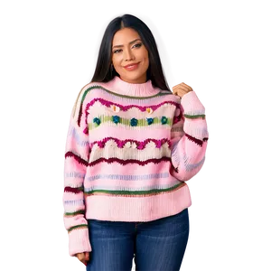 Soft Touch Pink Sweater PNG 17 PNG