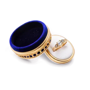 Soft Velvet Ring Box PNG Qom13 PNG
