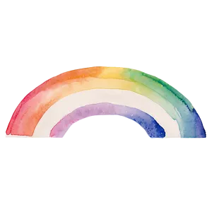 Soft Watercolor Rainbow Png 13 PNG image