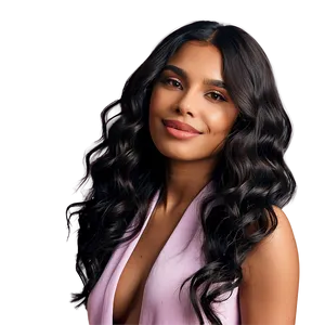 Soft Waves Long Hair PNG Mxn PNG