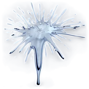 Soft White Splash PNG Pue