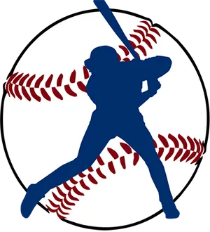 Softball Silhouette Graphic PNG image