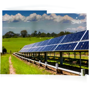 Solar Energy Farm Png 06292024 PNG image