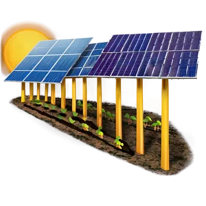 Solar Energy Farm Png Agf1 PNG image