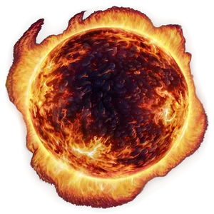 Solar Fire Effect PNG 77