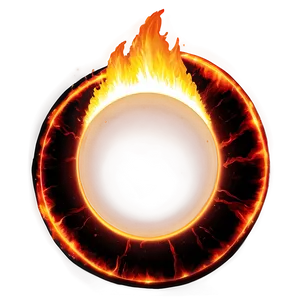Solar Flame Circle PNG Sag54 PNG