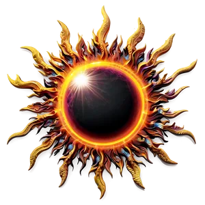 "solar Mirage: Fantasy Sun PNG" 37