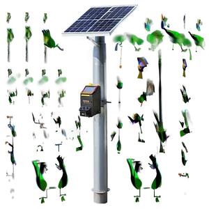 Solar Panel Bird Deterrent Png 05242024 PNG image