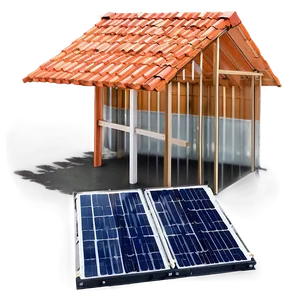 Solar Panel Roof Tiles PNG 31