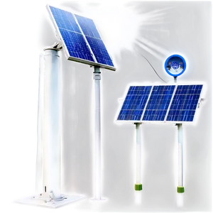 Solar Panel Street Light Png Qct18 PNG image