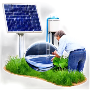 Solar Panel Water Pump Png Vpr PNG image