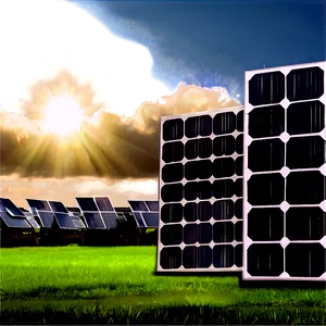 Solar-powered Building PNG 11
