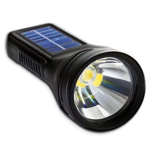 Solar Powered Flashlight PNG Udc10
