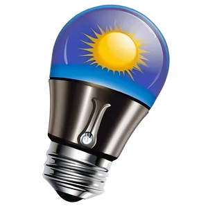 Solar Powered Lightbulb Png Nsx96 PNG image