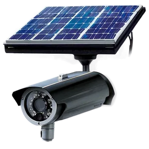 Solar Powered Security Camera PNG Dep56