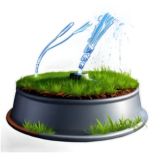 Solar Powered Sprinkler PNG Kqj