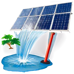 Solar Powered Water Pumps Png Bpx32 PNG image