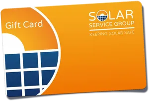 Solar Service Group Gift Card PNG image