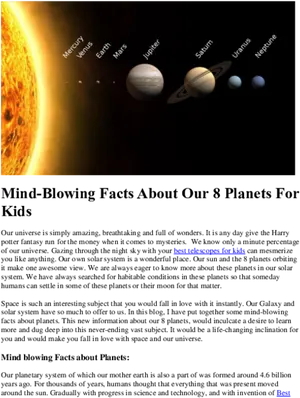 Solar System Planets Overview PNG image