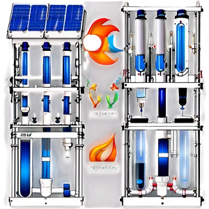 Solar Water Heater Efficiency Png Ndq PNG image