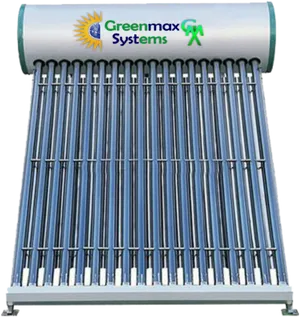 Solar Water Heater System Greenmax PNG image