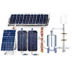 Solar Water Heating System PNG Exk65 PNG
