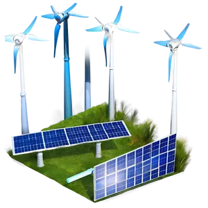 Solar Wind Hybrid System PNG Nto51
