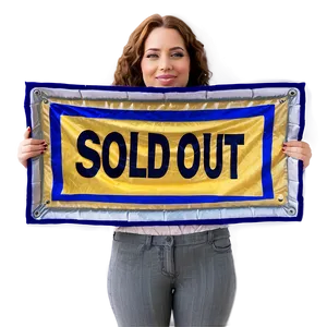 Sold Out Banner Png Pgu62 PNG image