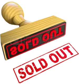 Sold Out Stampand Impression PNG image