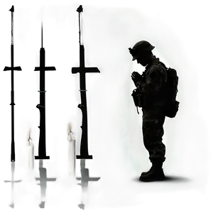 Soldier In Prayer Silhouette Png 56 PNG image