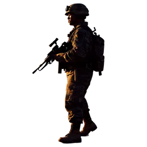 Soldier Marching Silhouette Png 20 PNG image