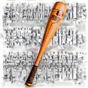 Solid Baseball Bat PNG 05242024 PNG
