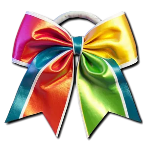 Solid Color Cheer Bow PNG 80
