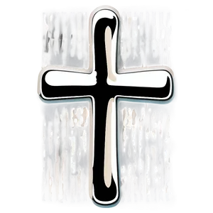 Solid Cross Outline PNG 06122024 PNG