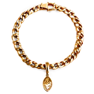 Solid Gold Chain PNG 05042024