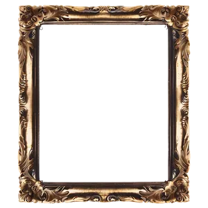 Solid Gold Frame Png 6 PNG image